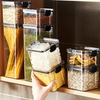 Airtight Clear Acrylic Stackable Storage Jars