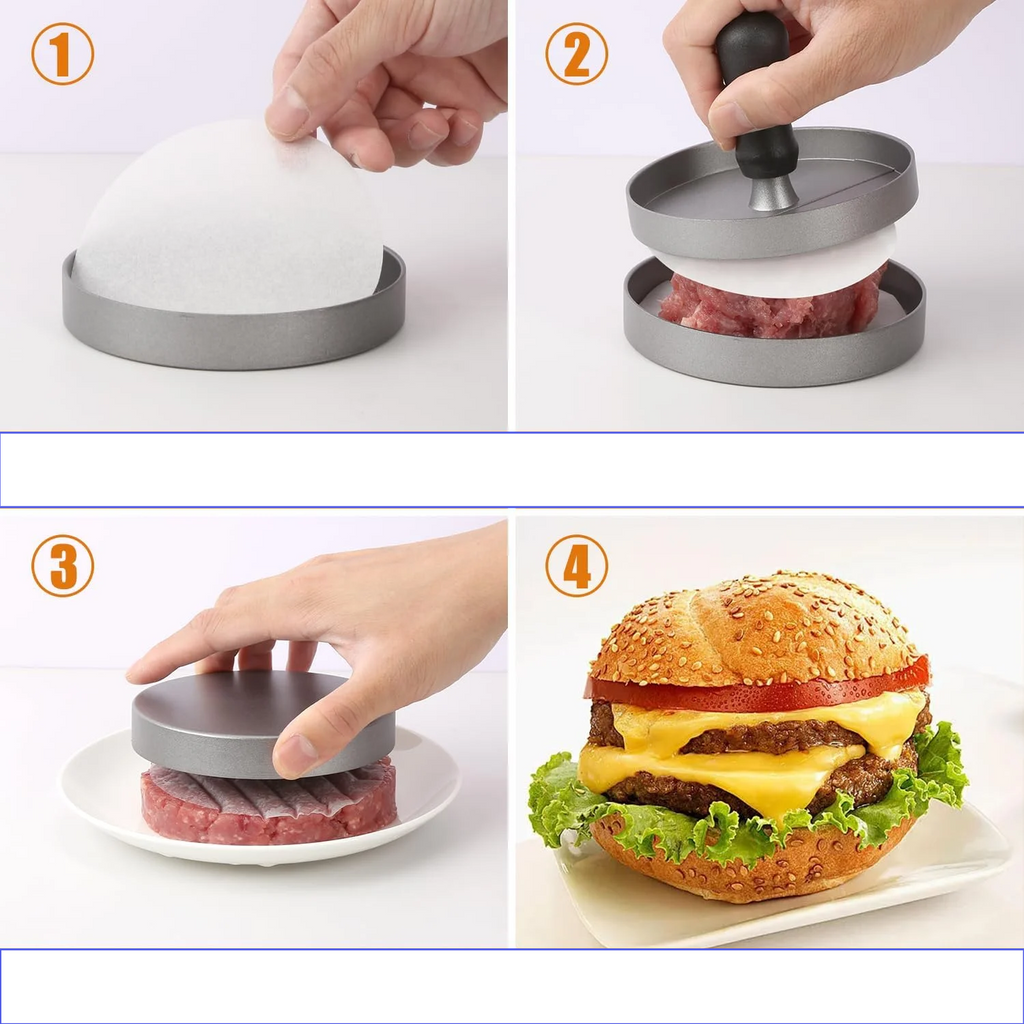 Aluminum Nonstick Burger Press (4.3-Inch)