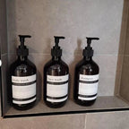 Amber PET Refillable Pump Bottles (500 ml)