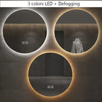 Anti-Fog Adjustable LED Bathroom Mirror (Touch Sensor)