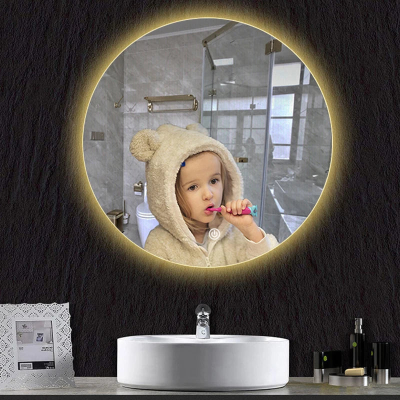 Anti-Fog Adjustable LED Bathroom Mirror (Touch Sensor)