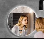 Anti-Fog Adjustable LED Bathroom Mirror (Touch Sensor)