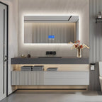 Anti-Fog Dimmable LED Bathroom Mirror (24 x 48 in)