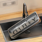 Anti-Slip & Ventilated ABS Sink Organizer (Freestanding Or Edge-Mount)
