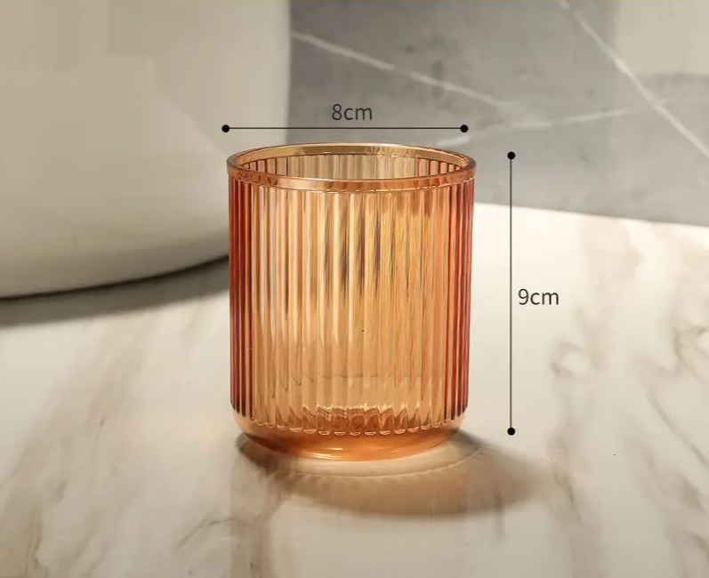 Anti-Tip Colorful Rinse Cup & Toothbrush Holder