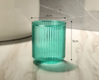 Anti-Tip Colorful Rinse Cup & Toothbrush Holder