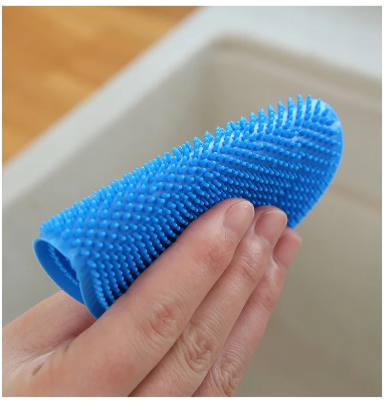 Antibacterial Non-Scratch Silicone Dish Brush