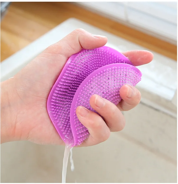 Antibacterial Non-Scratch Silicone Dish Brush