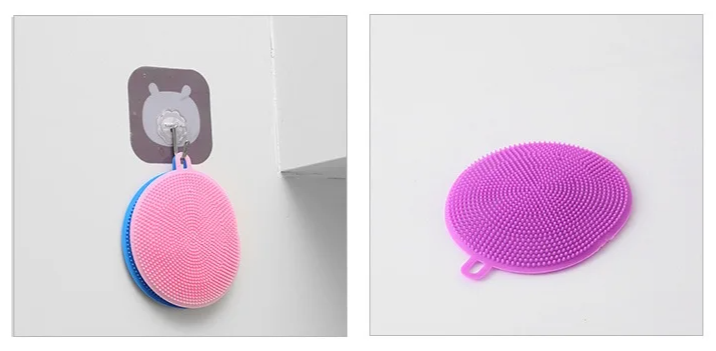 Antibacterial Non-Scratch Silicone Dish Brush