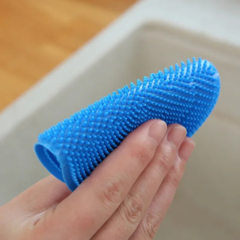 Antibacterial Non-Scratch Silicone Dish Brush