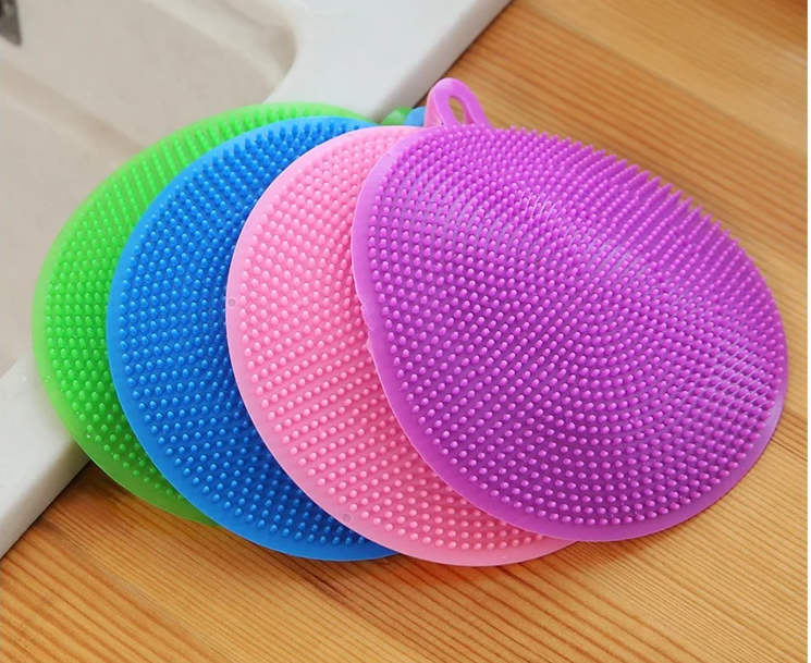 Antibacterial Non-Scratch Silicone Dish Brush