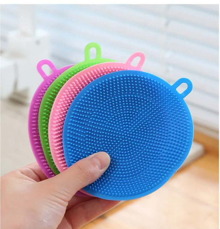 Antibacterial Non-Scratch Silicone Dish Brush