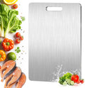 Antibacterial Titanium-Coated 316 Stainless Steel Cutting Board (Double-Sided)