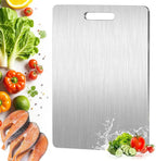 Antibacterial Titanium-Coated 316 Stainless Steel Cutting Board (Double-Sided)
