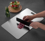 Antibacterial Titanium-Coated 316 Stainless Steel Cutting Board (Double-Sided)