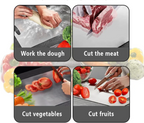 Antibacterial Titanium-Coated 316 Stainless Steel Cutting Board (Double-Sided)