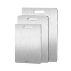 Antibacterial Titanium-Coated 316 Stainless Steel Cutting Board (Double-Sided)
