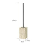 Authentic Travertine Marble Bathroom Accessory Set (4-Piece)