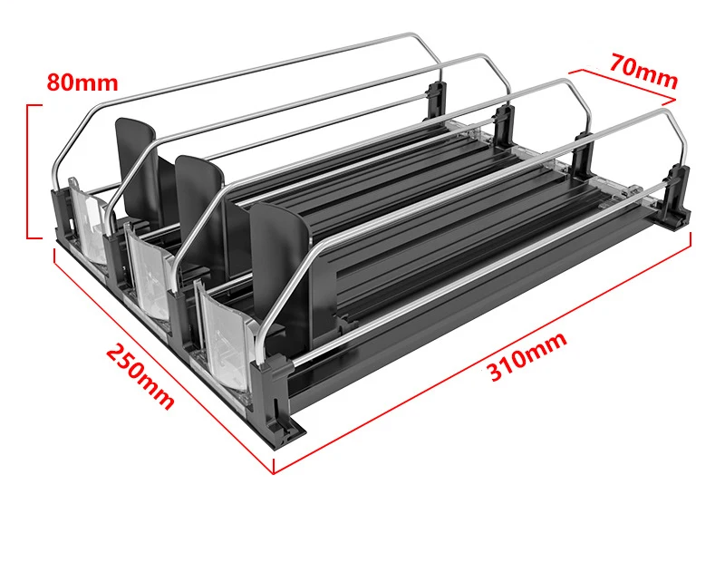 Automatic Self-Sliding Can Dispenser (Adjustable Width)