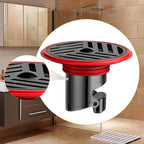 Backflow-Preventing Stainless Steel & Silicone Floor Drain (Tool-Free Installation)