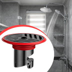 Backflow-Preventing Stainless Steel & Silicone Floor Drain (Tool-Free Installation)