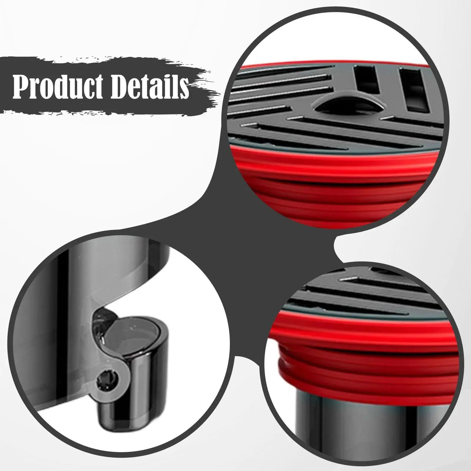 Backflow-Preventing Stainless Steel & Silicone Floor Drain (Tool-Free Installation)