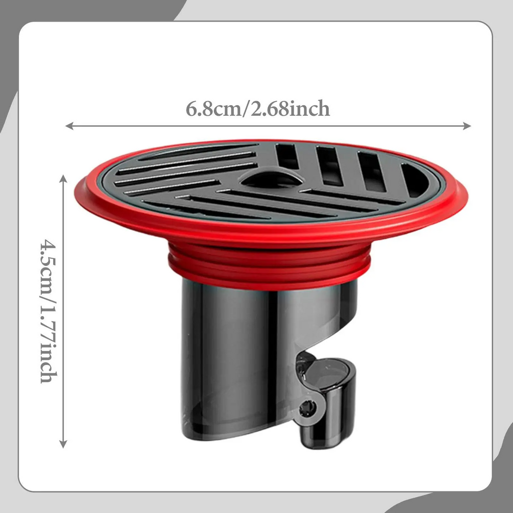 Backflow-Preventing Stainless Steel & Silicone Floor Drain (Tool-Free Installation)