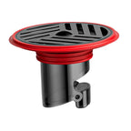 Backflow-Preventing Stainless Steel & Silicone Floor Drain (Tool-Free Installation)