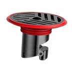 Backflow-Preventing Stainless Steel & Silicone Floor Drain (Tool-Free Installation)