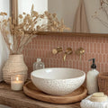 Bohemian Terracotta Self-Adhesive Tile Stickers (Set of 10)