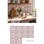 Bohemian Terracotta Self-Adhesive Tile Stickers (Set of 10)