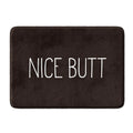 Bold Statement Print Absorbent Microfiber Non-Slip Bath Mat