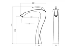 Brass Single-Handle Anti-Leak Ceramic Cartridge Bathroom Faucet (Single-Hole Deck Mount)