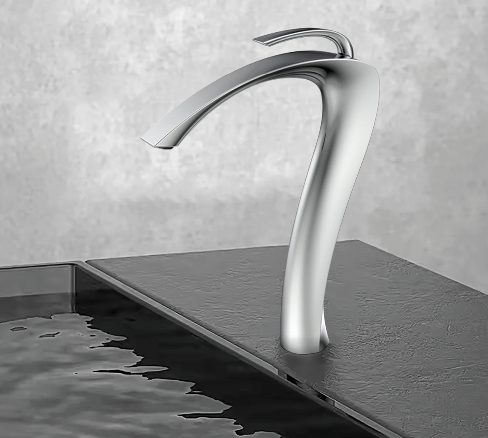 Brass Single-Handle Anti-Leak Ceramic Cartridge Bathroom Faucet (Single-Hole Deck Mount)