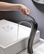 Brass Single-Handle Anti-Leak Ceramic Cartridge Bathroom Faucet (Single-Hole Deck Mount)