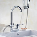 Brass Single-Handle Ceramic Cartridge Bathroom Faucet