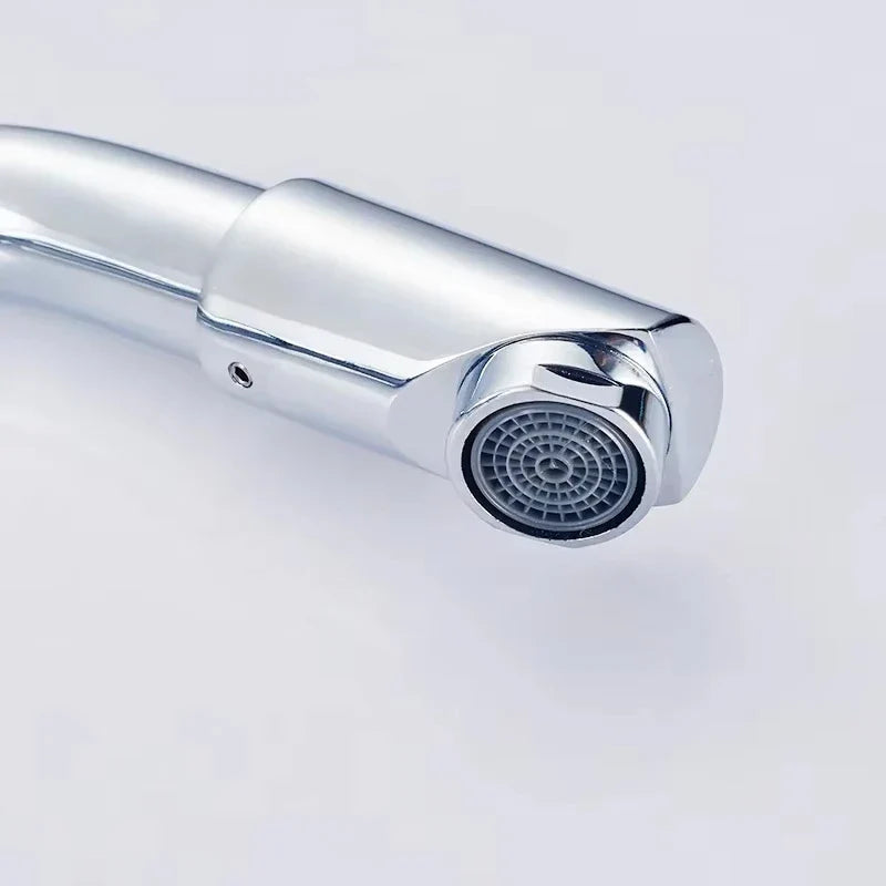 Brass Single-Handle Ceramic Cartridge Bathroom Faucet