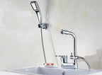 Brass Single-Handle Ceramic Cartridge Bathroom Faucet