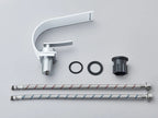 Brass Waterfall Single-Handle Bathroom Faucet (Deck-Mount Single Hole)