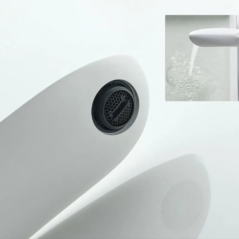 Brass Waterfall Single-Handle Faucet (Deck-Mount)