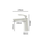 Brass Waterfall Single-Handle Faucet (Deck-Mount)
