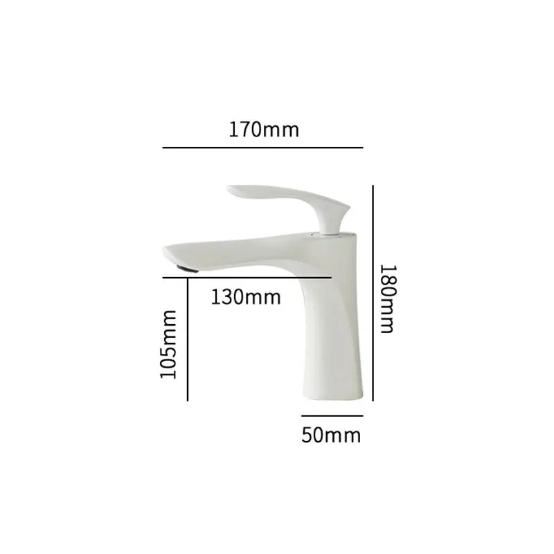 Brass Waterfall Single-Handle Faucet (Deck-Mount)