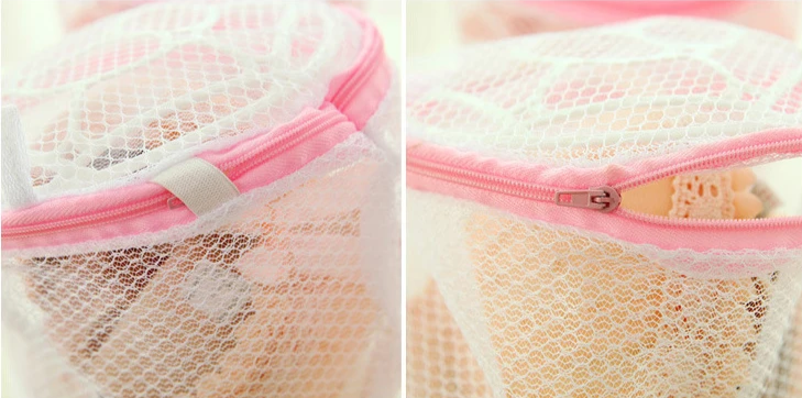 Breathable Fine Mesh Lingerie Wash Bag (Foldable)