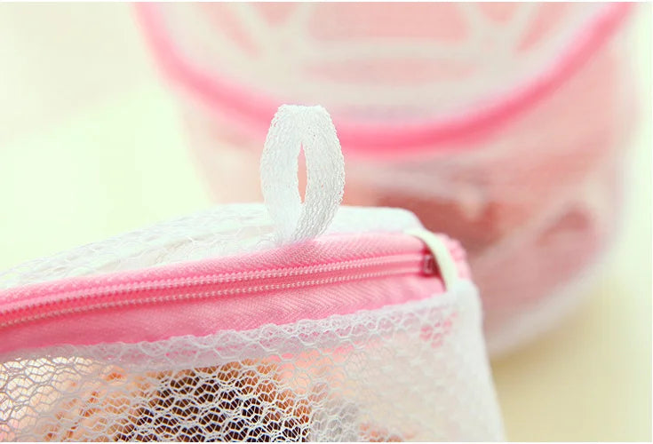 Breathable Fine Mesh Lingerie Wash Bag (Foldable)
