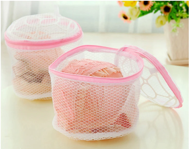 Breathable Fine Mesh Lingerie Wash Bag (Foldable)