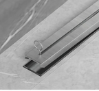 Brushed 304 Stainless Odor-Blocking Linear Shower Drain (Tile-Flush)