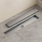 Brushed 304 Stainless Steel Odor-Blocking Floor Drain (Square)