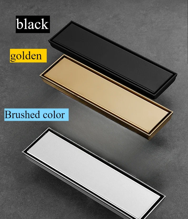 Brushed 304 Stainless Steel Odor-Blocking Floor Drain (Square)