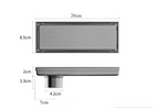 Brushed 304 Stainless Steel Odor-Blocking Floor Drain (Square)