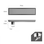 Brushed 304 Stainless Steel Odor-Blocking Floor Drain (Square)